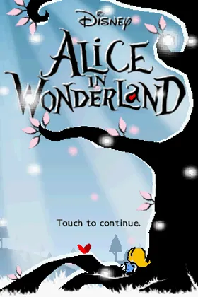 Alice in Wonderland (USA) (En,Fr,Es) (NDSi Enhanced) screen shot title